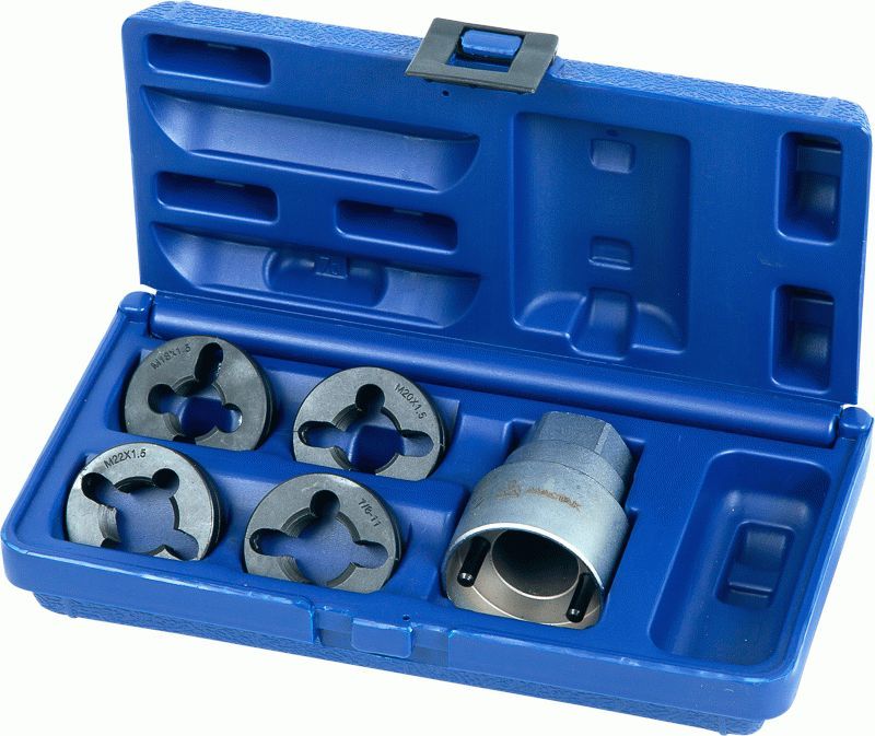 Набор для восстановления резьбы на колесных шпильках DAF / IVECO / MAN / RENAULT / VOLVO / MB МАСТАК 352-00001C