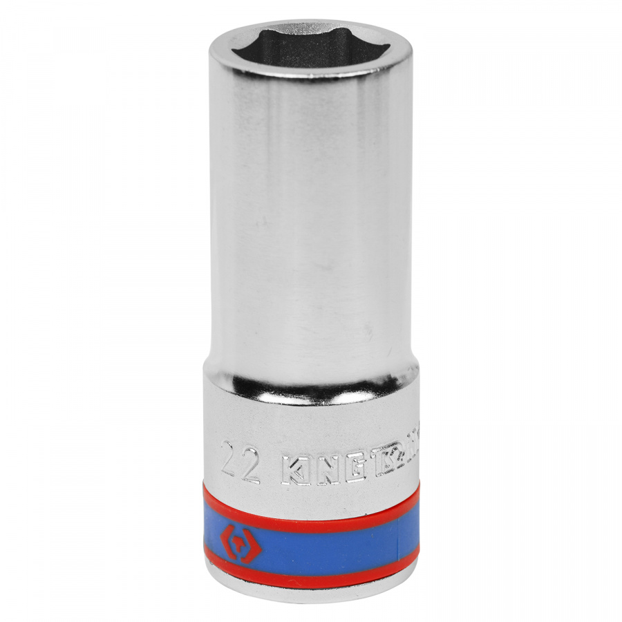 Головка торцевая глубокая шестигранная 3/4", 22 мм KING TONY 623522M