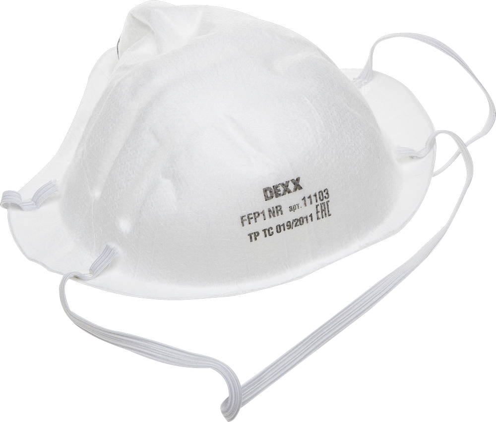 Коническая полумаска фильтрующая DEXX FFP1