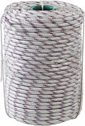 Фал плетёный полипропиленовый СИБИН 24-прядный с полипропиленовым сердечником, диаметр 10 мм, бухта 100 м, 700 кгс