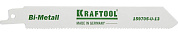 Полотно KRAFTOOL "INDUSTRIE QUALITAT", S922VF, для эл/ножовки, Bi-Metall, по металлу, дереву, шаг 1,8-2,5мм, 130мм