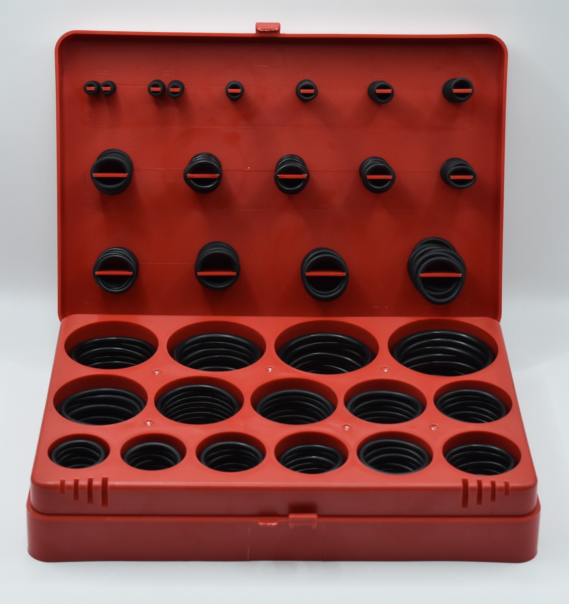 Набор резиновых уплотнительных прокладок, 7-53 мм, 406 шт