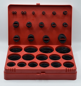 Набор резиновых уплотнительных прокладок, 7-53 мм, 406 шт