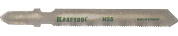 Полотна KRAFTOOL, T118G, для эл/лобзика, HSS, по металлу (0,5-1,5мм), EU-хвост., шаг 0,9мм, 50мм, 2шт