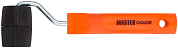 Ролик прижимной пластиковый "Бочка" для стыков обоев, ручка 6 мм, 45 мм