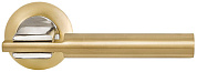 Ручка дверная, модель "Рио", золото/хром