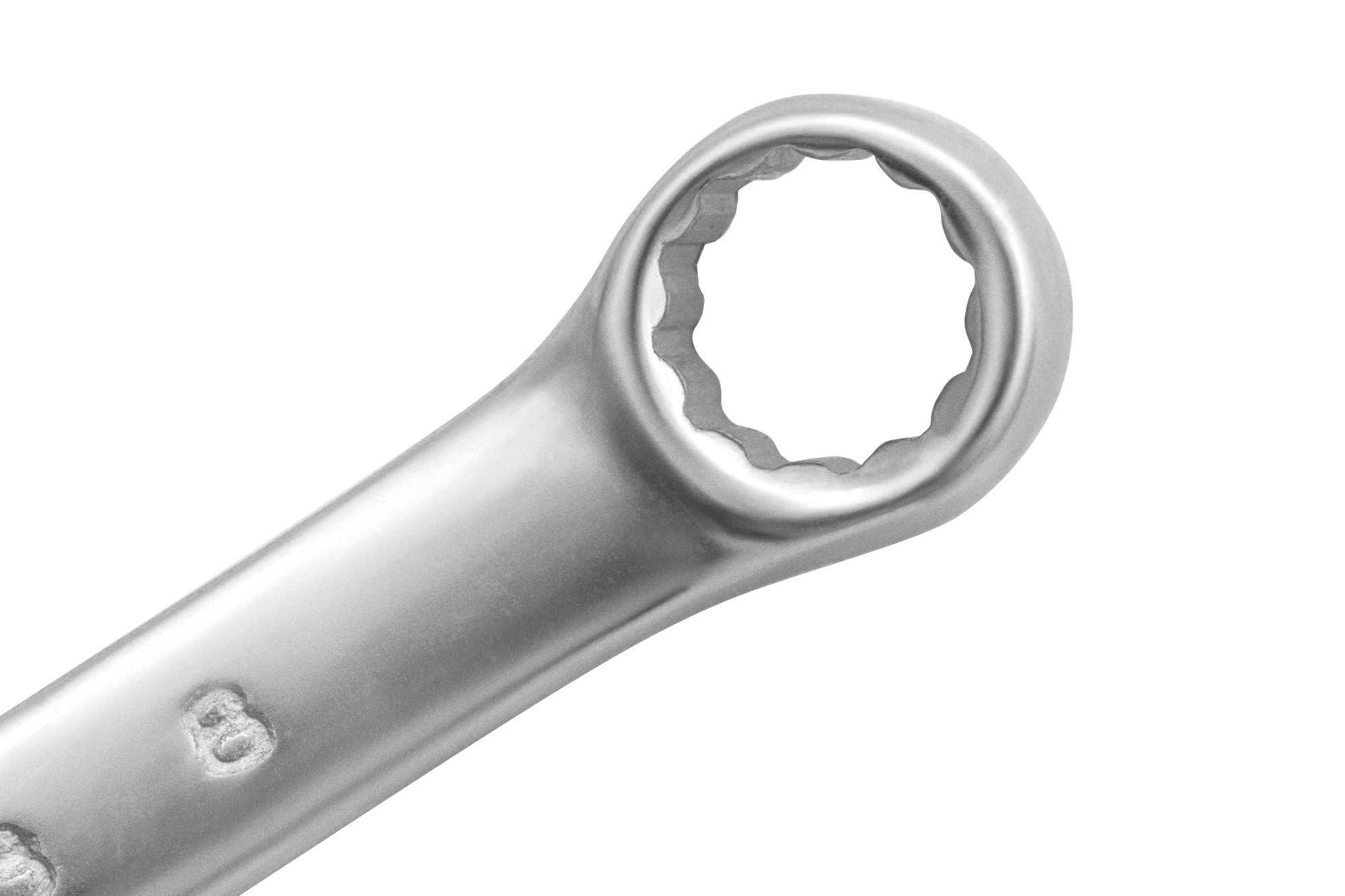 Ключ комбинированный, 8 мм, CrV, матовый хром Matrix