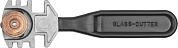 Стеклорез ЗУБР "ЭКСПЕРТ" роликовый, 3 режущих элемента, с пластмассовой ручкой